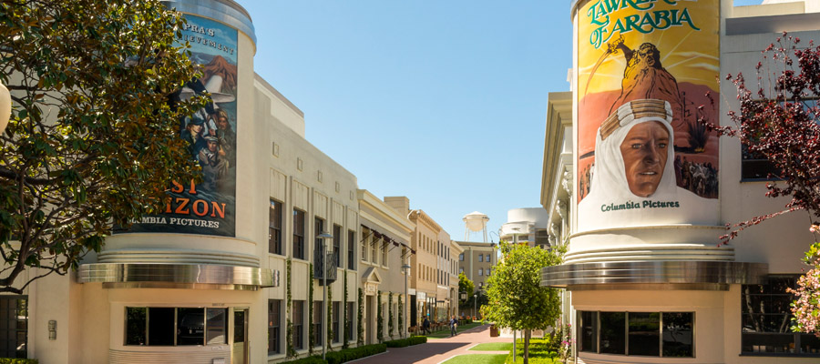 Walk down Main Street at Sony Pictures